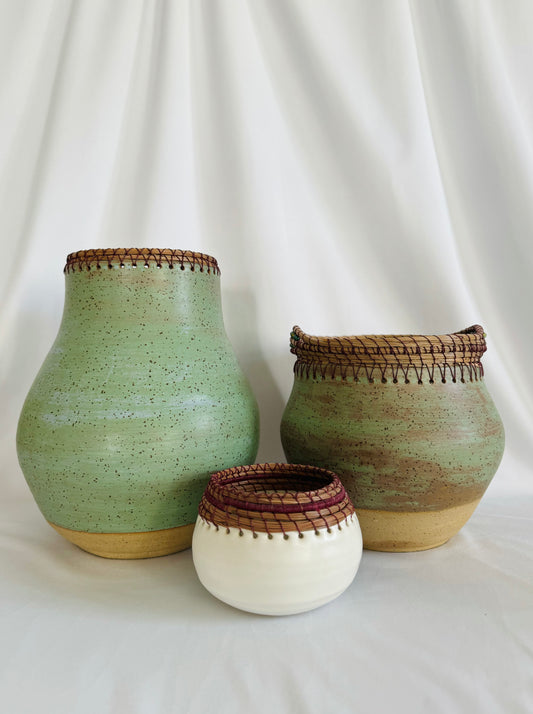 Woven Vessels Series 6 Speckled & Beaded