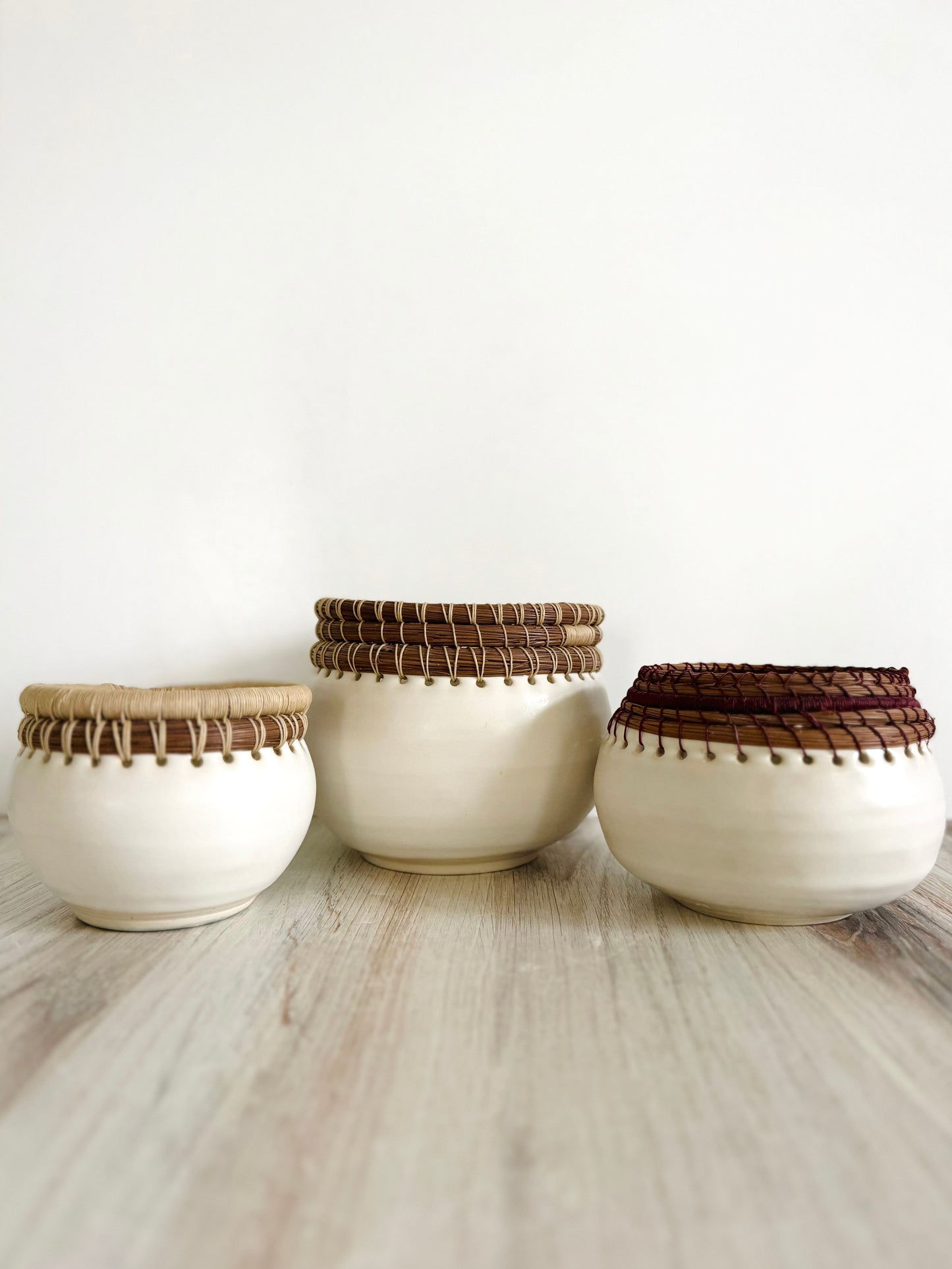 Woven Vessels Series 7: Natural with Reed