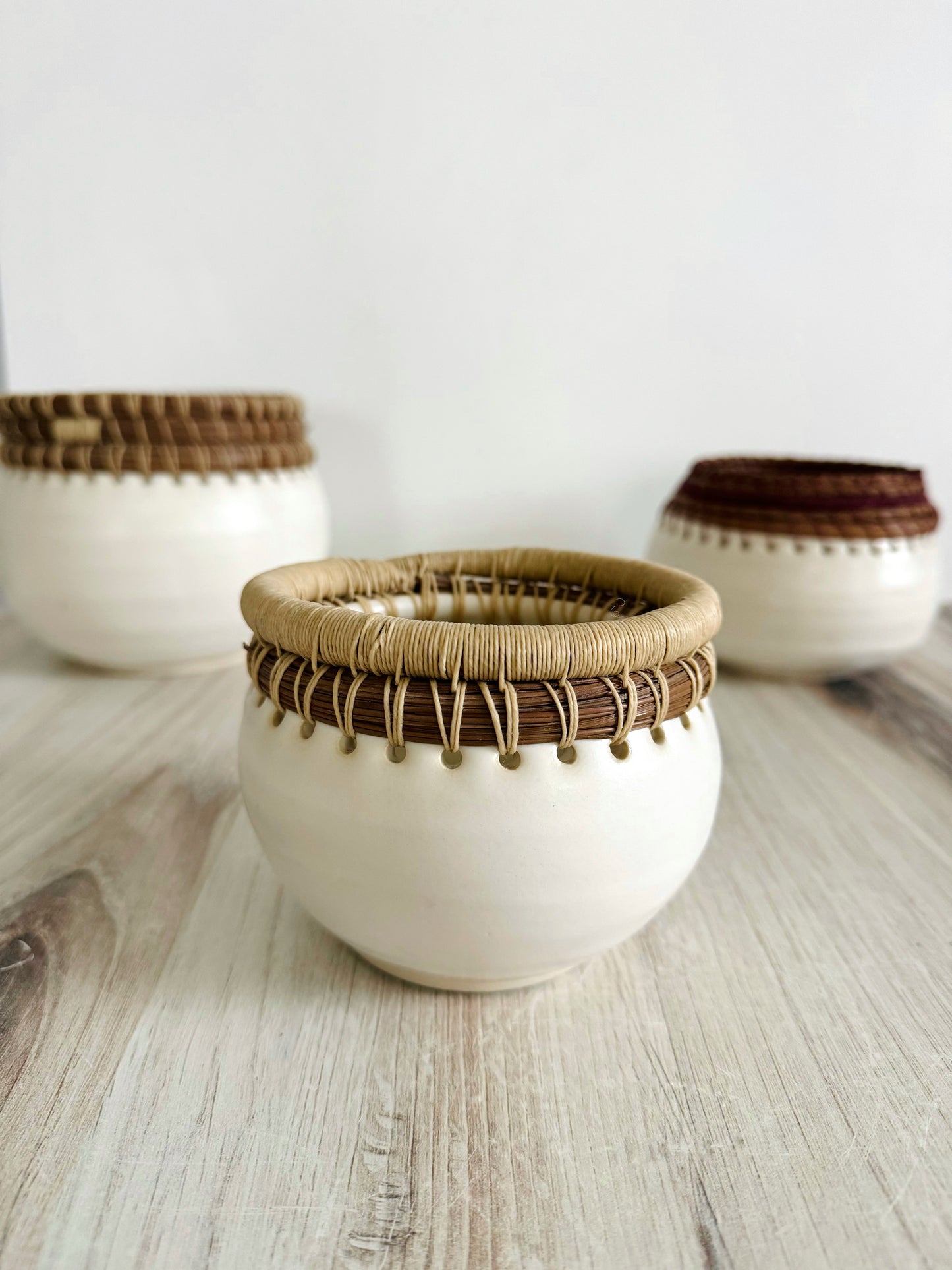 Woven Vessels Series 7: Natural with Reed