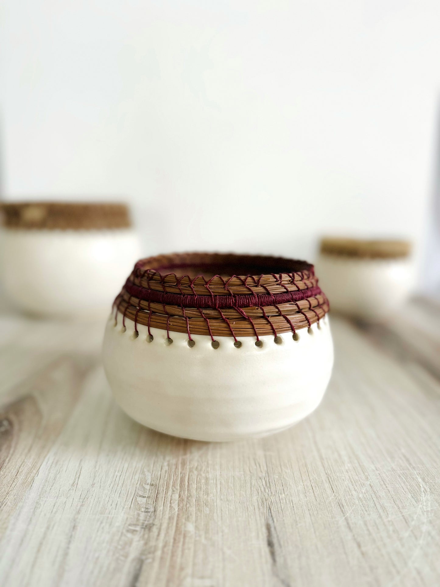 Woven Vessels Series 7: Natural with Reed