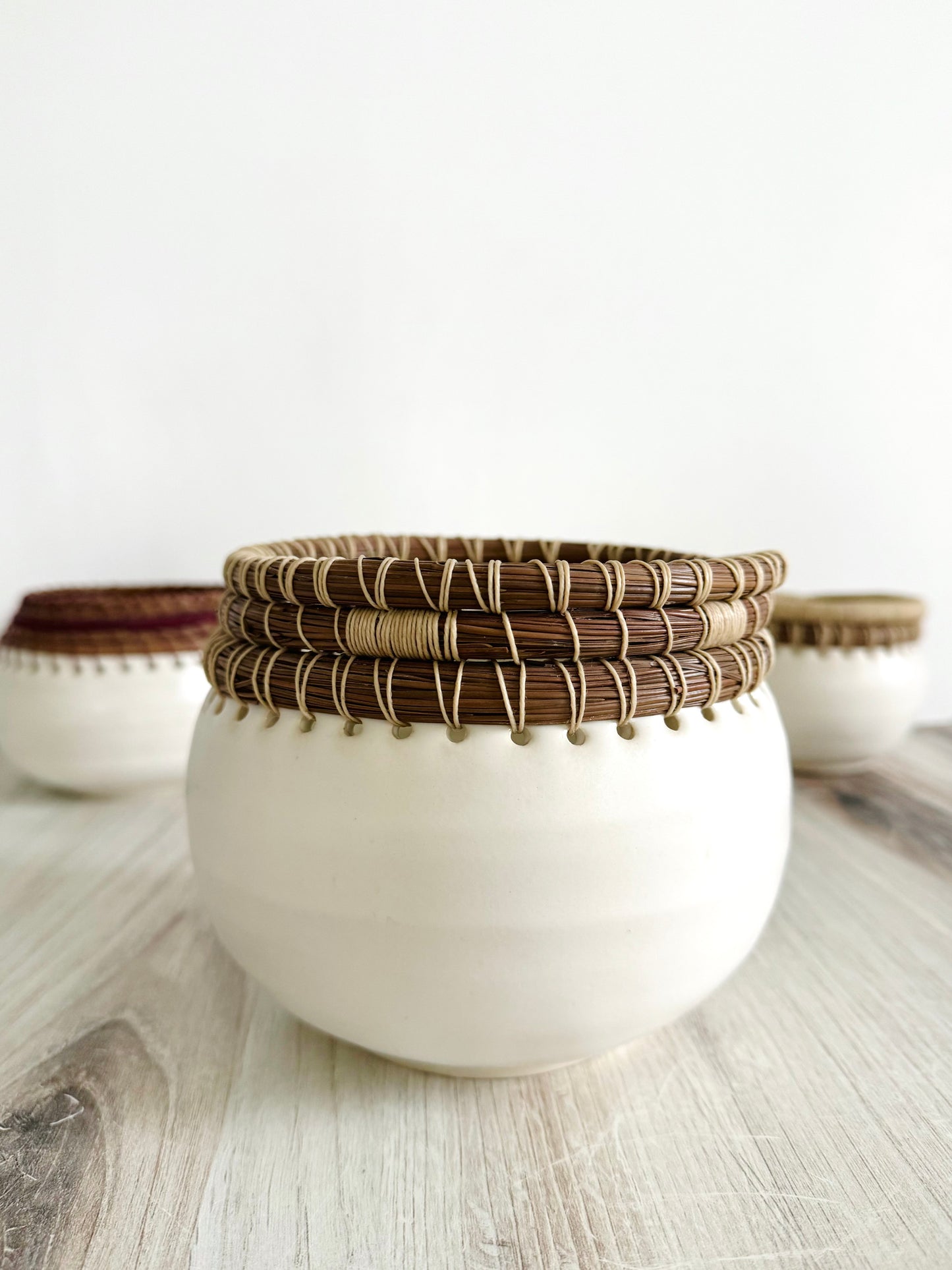 Woven Vessels Series 7: Natural with Reed