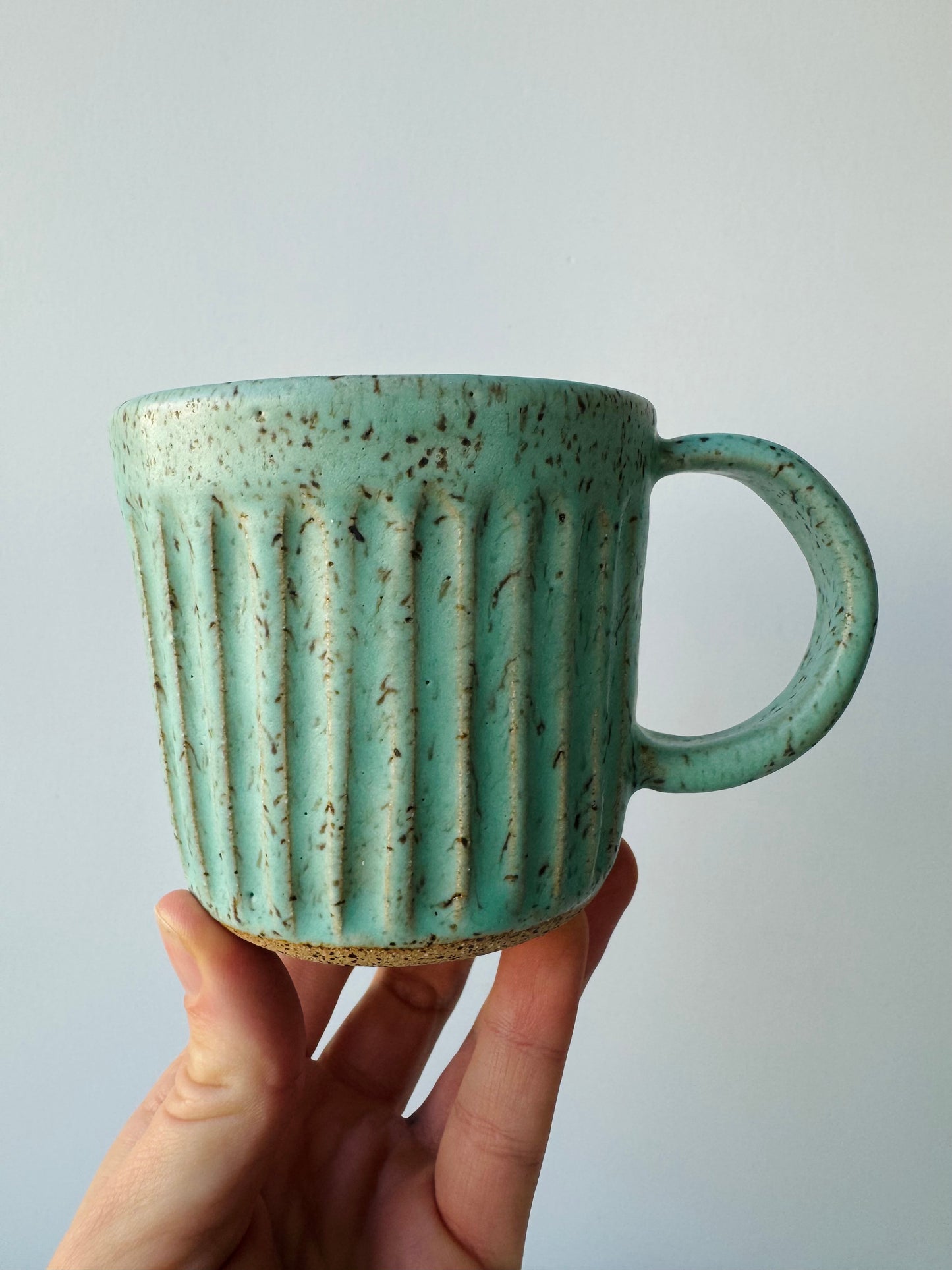 Speckled & Carved Mug